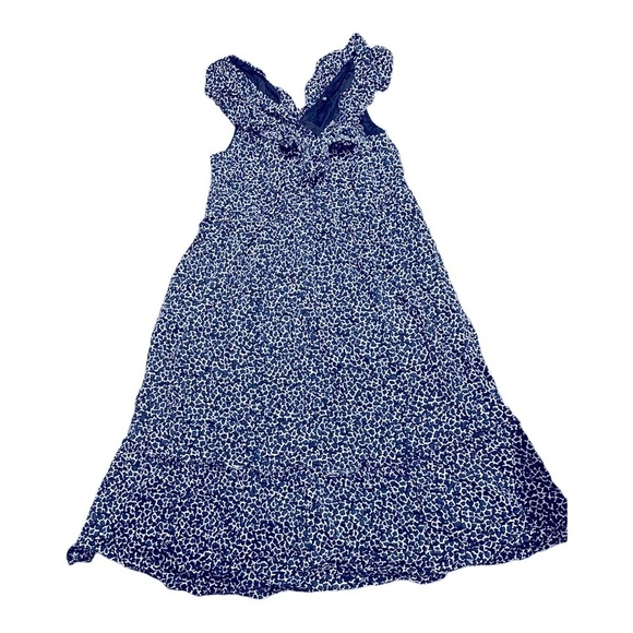 Who What Wear Dresses & Skirts - Who What Wear Size 1X Blue and White Lined Sundress.